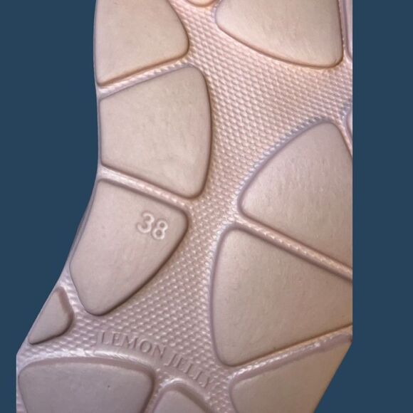 Womens Lemon Jelly Sunny Baby Rose Slides Size 38 US 7.5 8 - Picture 5 of 8